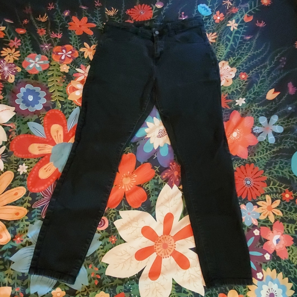 Black wash jeans